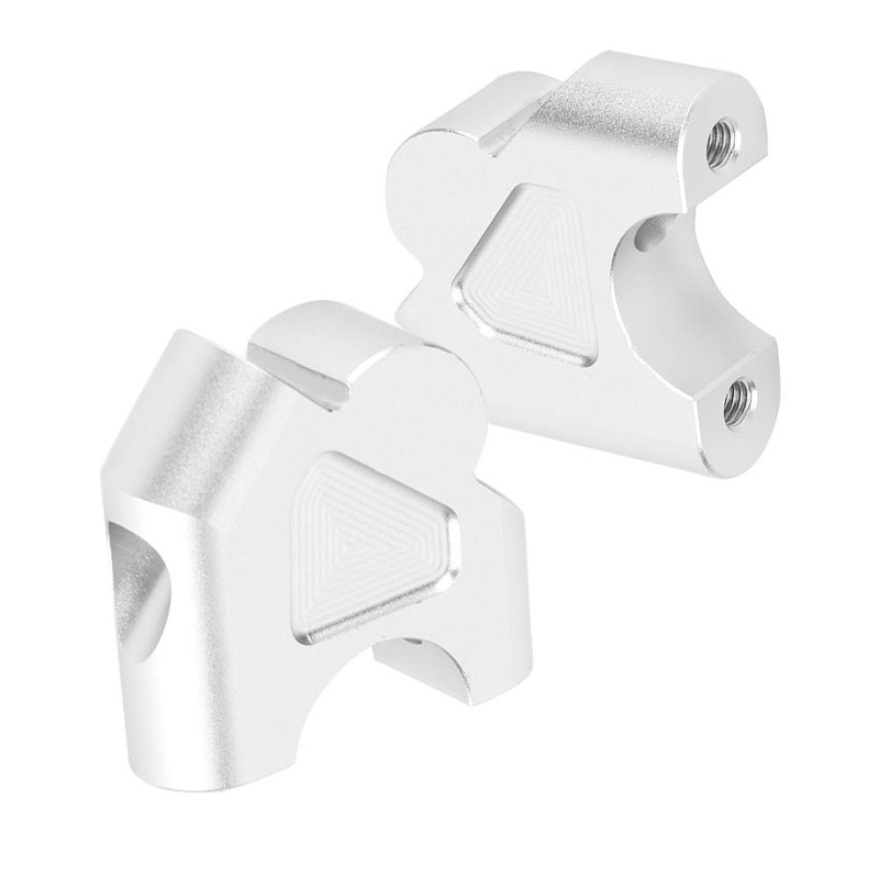 KIMISS 2Pcs Aluminum Alloy Motorcycle Handlebar Riser Handlebar Clamp Mount