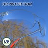 JORESTECH Safety Glasses, ANSI Z87+ Compliant, Wraparound Clear Impact-Resistant Polycarbonate