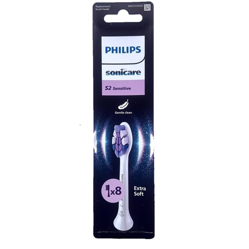 Philips HX6058/87 S2 White Set of 8 Brush Heads for