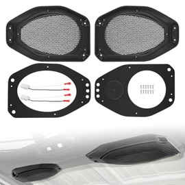 USSKYBOY for Wrangler JL & for Gladiator JT 6.5" Speaker Pod Adapters with Tweeter Adapters, Set of Two