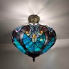 enjoy decor lamps Tiffany Ceiling Lights Green Brown Stained Glass