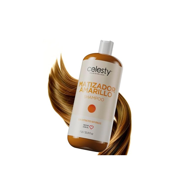 CELESTY | Shampoo Matizador - Variedad Amarillo Azul Morado Negro