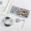 182 Pcs Upgraded Picture Hanging Kit, Frame Hooks Hardware Including