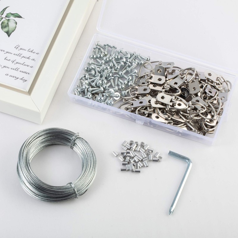 182 Pcs Upgraded Picture Hanging Kit, Frame Hooks Hardware Including