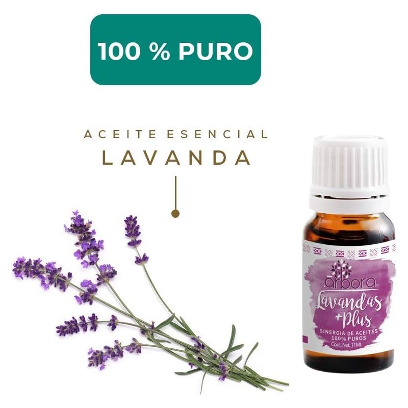 Árbora Aceite Esencial de Lavanda Plus puro para difusor y