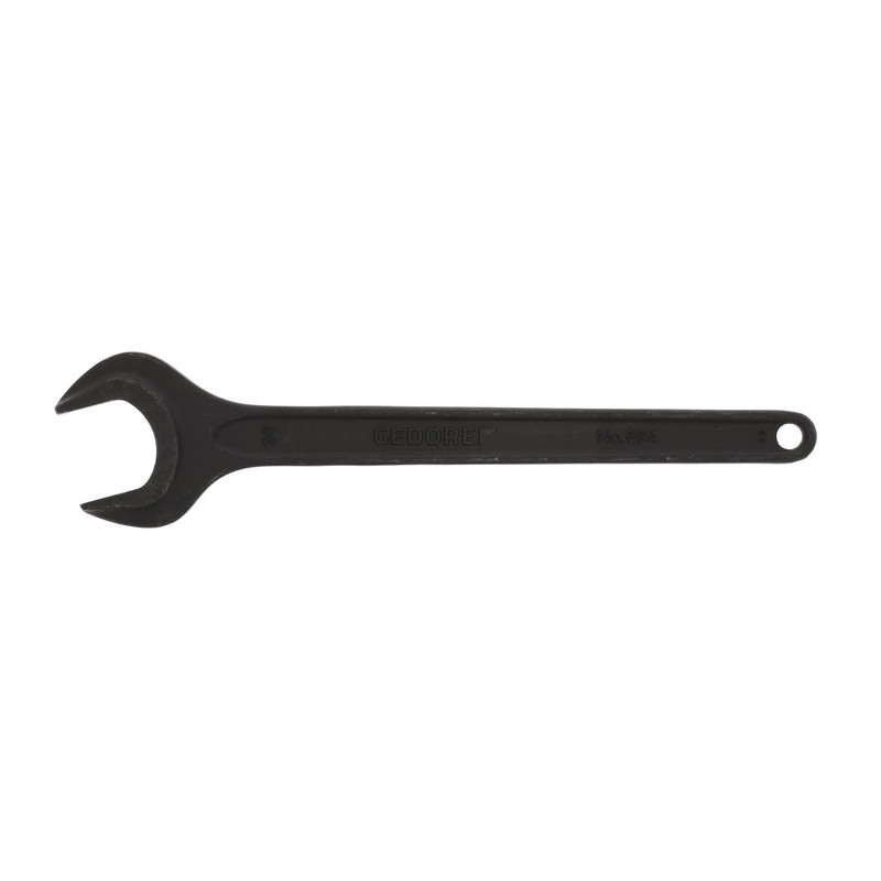 GEDORE Single Open-Ended Spanner 36 mm with Hanging Hole, Vanadium