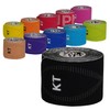 KT Tape KTPR20/JBPRO20 Kinesiology Tape (Elastic, Release Paper), Jet Black