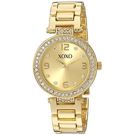 Accutime XOXO Women's Quartz Metal and Alloy Watch, Color:Gold-Toned (Model: XO5930)