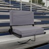 HomeStock Handcrafted Haven Products Stadium Chairs for Bleachers with Back