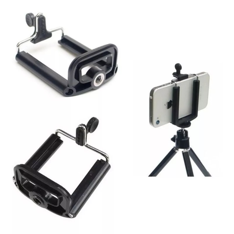 TechMel Clip Soporte Para Celular Adaptador Holder Tripie Camara