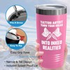 Tattoo Artist Pink Edition Viking Tumbler 20oz - Turn your