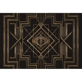 Leyiyi 10x8ft Great Black and Gold Birthday Photography Backdrop Adults Children Party Black and Gold Golden Banner Photo Studio Booth Background Newborn Baby Shower Decoration