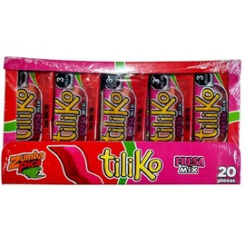 Zumba Pica Tiliko Fresa Mix - Caramelo suave sabor tamarindo y fresa - 20 piezas - 200 g