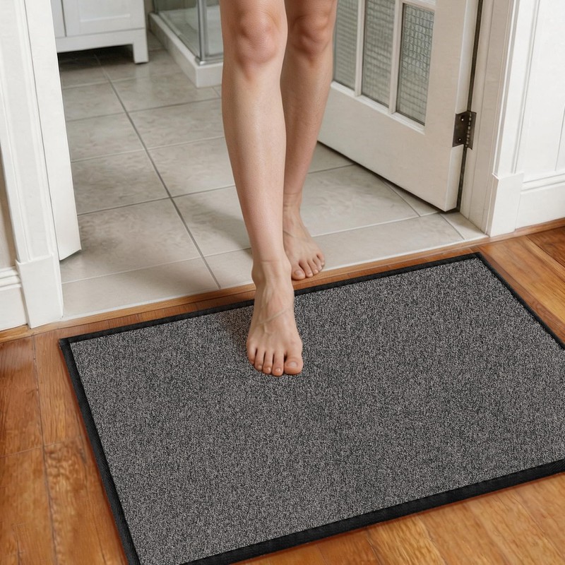 AREDO Door Mat Non Slip Indoor Entrance Mat, with Rubber