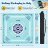 Shipped Rolled Mahjong Mat with Rules Without Creases, 3mm, 32.5"