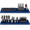 FREE ZONE Bit Organizer Set (Blue) – 158-Hole Bit Storage