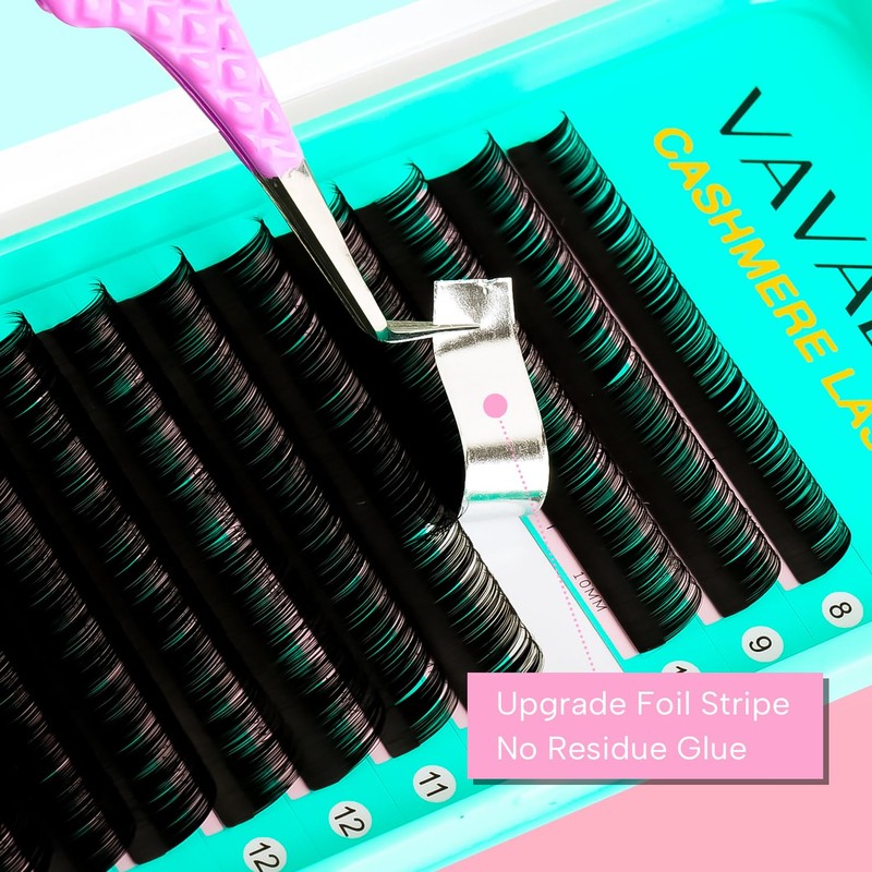 VAVALASH Cashmere Lashes - Premium Volume Eyelash Extensions 8-20MM, Individual