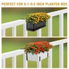 XZWMY 4-Pack Window Box Brackets,Adjustable Planter Box Brackets, Heavy Duty