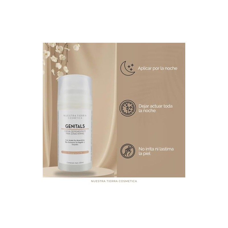 Crema Despigmentante Para Zonas Intimas Con Arbutina 100ml