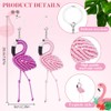 BEUNITONE 4 Sets DIY Macrame Flamingo Kit Macrame Kit for