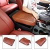 Aunginsy Car Leather Center Console Protector Cover Compatible with Tundra/Sequoia