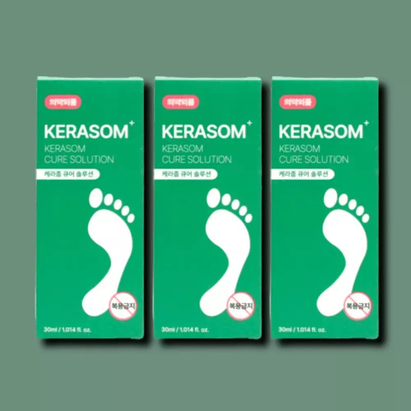 Kerazome 케라좀 큐어 솔루션 30ml 3개 Kerazome Cure Solution 30ml