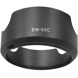EW-63C Lens Hood for Canon RF-S 14-30mm F4-6.3 IS STM PZ on R50 V,RF 24-50mm F4.5-6.3 is STM Lens on EOS R8 Camera(for Accessories),HUIPUXIANG 58mm Lens Hood