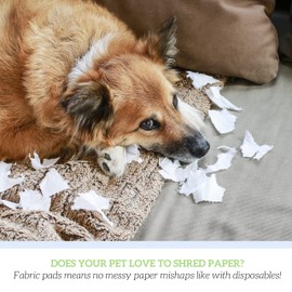 GREEN LIFESTYLE Washable Pee Pads for Dogs - Thick Heavy Absorbent Waterproof Pet Training Pads - Puppy Pads - for Puppy Playpen, Crate, Whelping Box, Potty Training (Pack of 2 - 18x24)