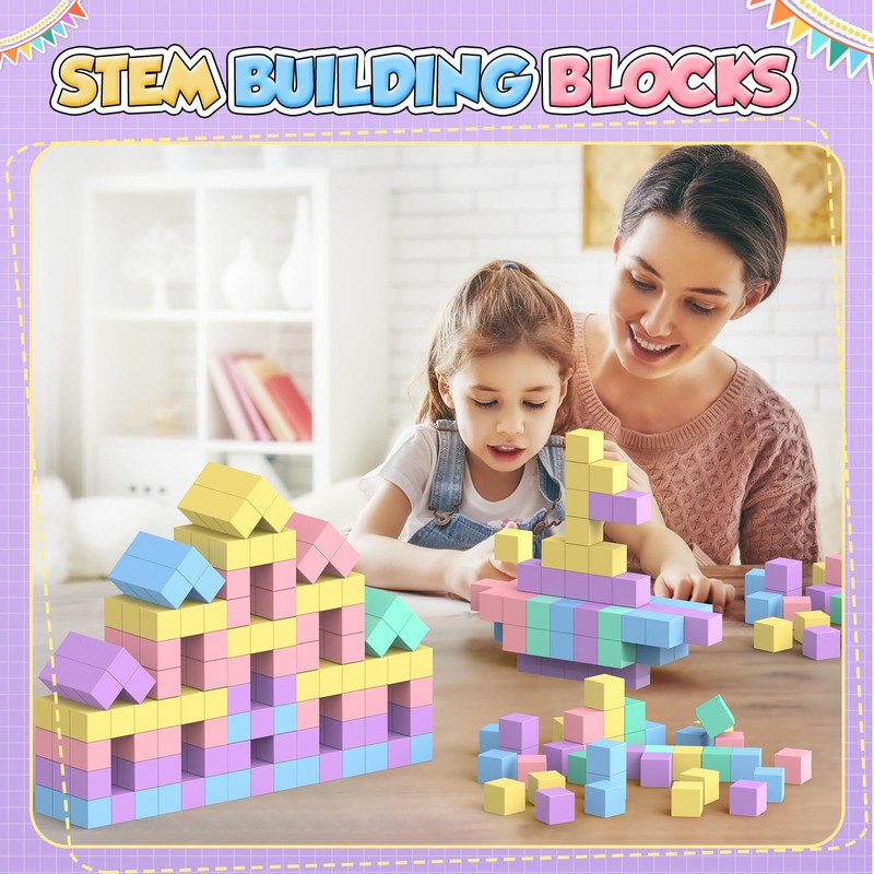 HaoVrisn Magnetic Building Blocks for Children, Pack of 45 Magnetic