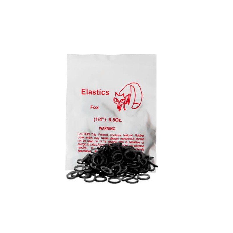 LA MIERE Non latex 100P Black Orthodontic Elastics Dental Rubber