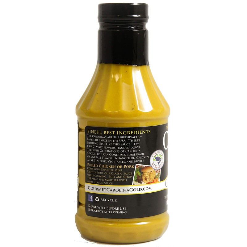 Carolina Gold Classic, BBQ Sauce, 18-Ounce (Pack of 6)