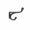 Dulton S255-92ABK Iron Parts, Wall Hook, Antique Black, Height 3.0