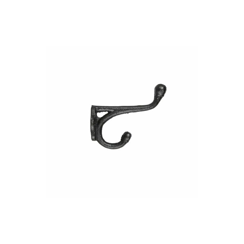 Dulton S255-92ABK Iron Parts, Wall Hook, Antique Black, Height 3.0
