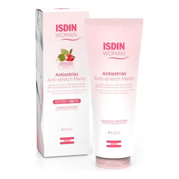 Isdin Woman Crema Antiestrías 250ml Tipo de envase Tubo