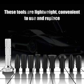 FTVOGUE Knock Down Tools - Juego de Herramientas para reparación de abolladuras de Coche con Cabezales de Goma