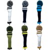 Golf Headcover Knit Driver Wood Cover Knit Material with Conversion