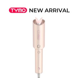 TYMO CURLPRO -Automatic Curling Iron with Millions Negative Ionic, Ceramic Coating Curling Wand, Dual Voltage & Lightweight for Travel, One-tap curling iron barrel lange le pirouette curling  iron  for  beginners hair  curler:_Pink