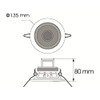 OMNITRONIC CS-4W Ceiling Loudspeaker ws