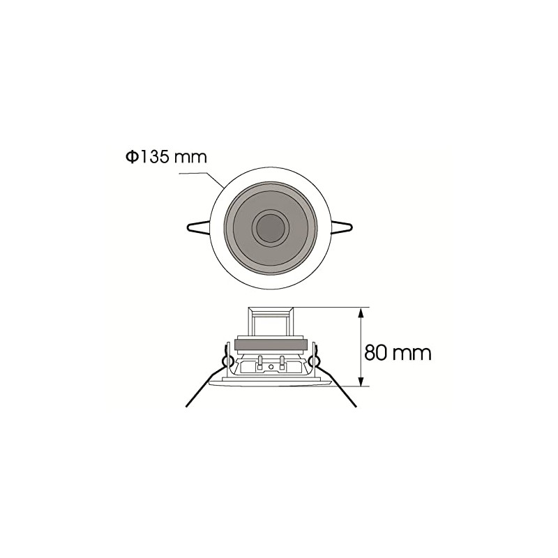 OMNITRONIC CS-4W Ceiling Loudspeaker ws
