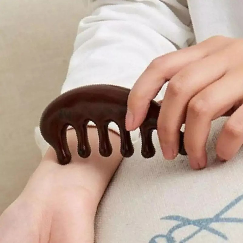 페이스 도움을 주는 마시지에 두피 바디 피부 스트레스해소 괄사 [돌고래형]