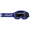 LS2 Helmets Charger Motorcycle OTG Goggle (Blue with Clear Lens)