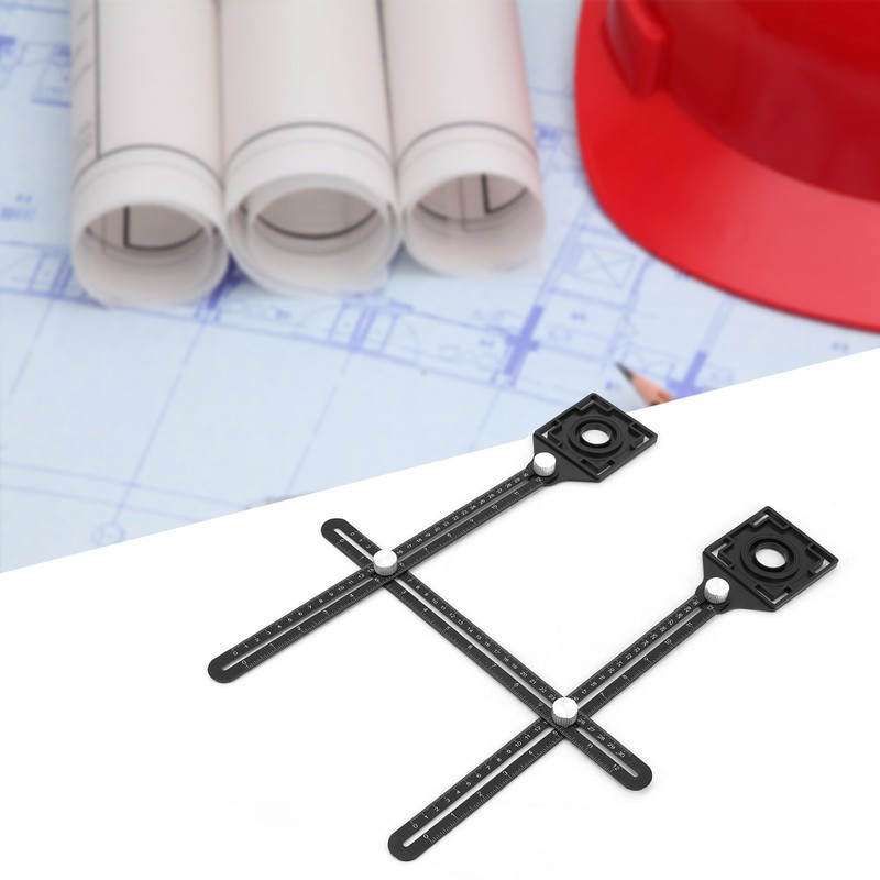 Multi functionalDual head Universal Adjustable Ruler Ceramic Tile Opening Hole