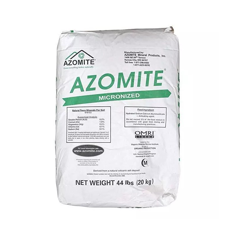Greenway Biotech, Inc. AZOMITE Powder Micronized Trace Mineral Volcanic Ash