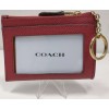 COACH Pass Case Leather RED Women 88250 Fragment Case with