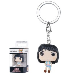 Ainvliya Blackpink Lisa Schlüsselanhänger Blackpink Figuren Einzigartiges Sammlerstück für Fans Premium Vinyl - Material Geschenk für alle Anlässe