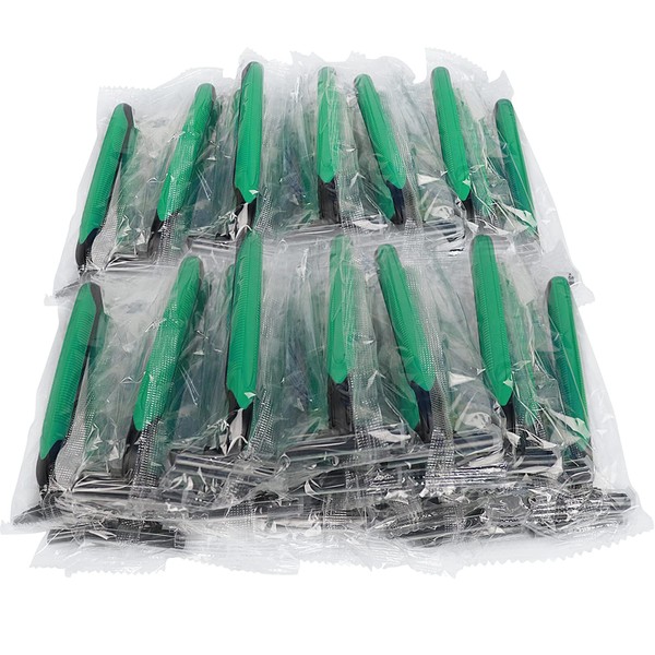 Twin Blade Razors Bulk, Individually Wrapped Razors for Home Use,