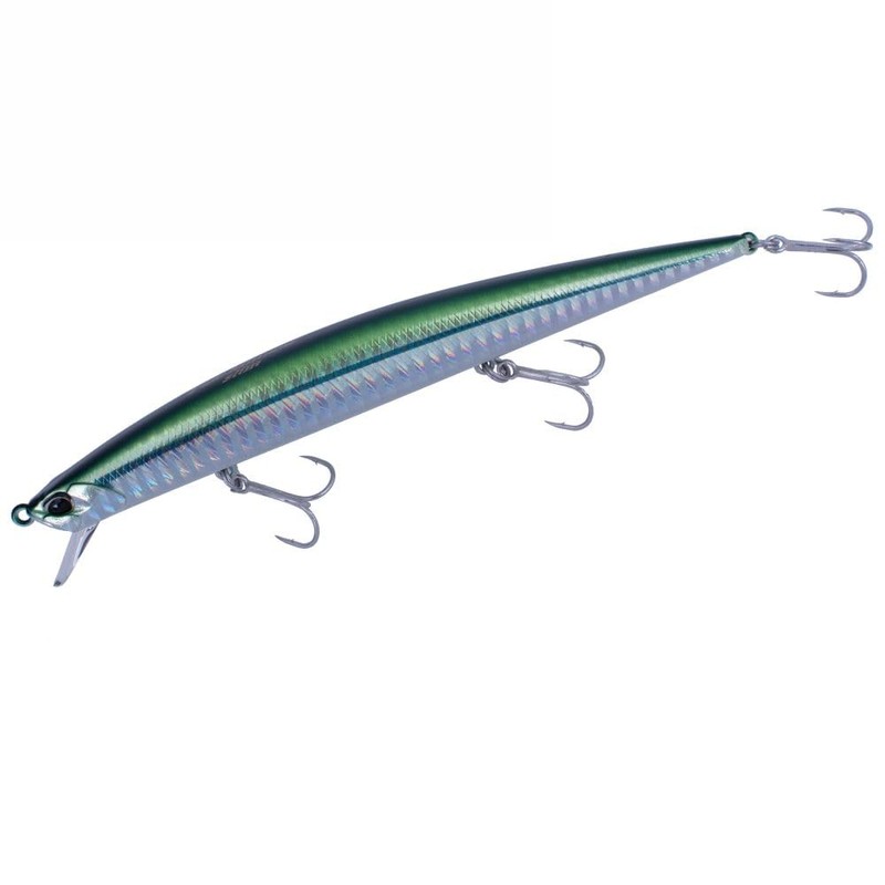Duo Tide Minnow Slim 140 AFA0006 Black Spot Jack Ayu