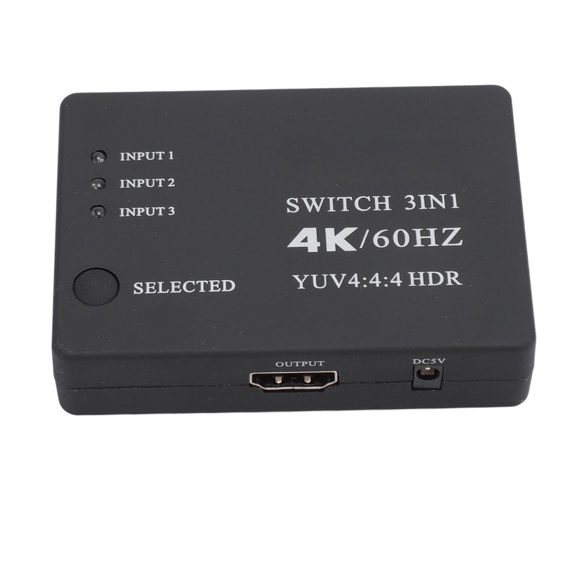 3 in 1 Out HD Multimedia Interface Switch 4K 60HZ