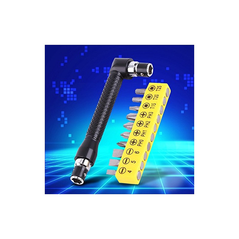 Socket Wrenches, L-Shape Socket Wrench Set, 90 Degree Angled Screwdriver