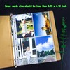 XiowDow 20 Sheets A4 Binder Sleeves Plastic PP Photocard Sleeves